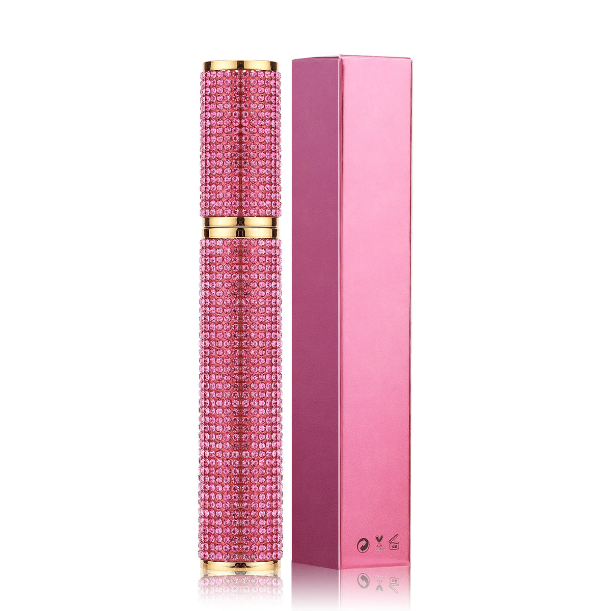 Luxury Makeup Pink Diamond Tube Eyelash Waterproof Curling Lengthening Long Lasting Liquid Mascara