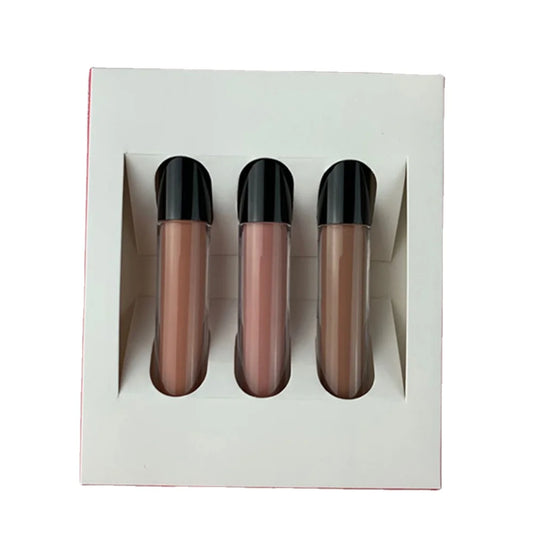 Make Your Own Brand Lip Gloss Set 3 in 1 Waterproof Matte Liquid Lipstick