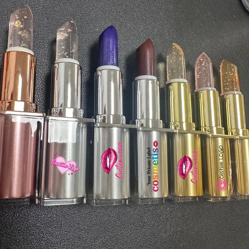 New Arrival Lip Cosmetics 7 Colors High Pigmented Lipstick Moisturizing Magic PH Color Changing Lip Balm