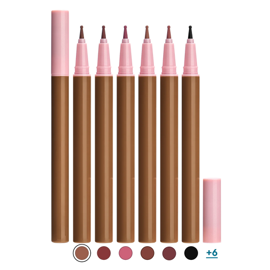 New Lip Makeup 6 Colors High Pigmented Waterproof Vegan Non-stick Cup Liquid Lip Liner Custom Private Label