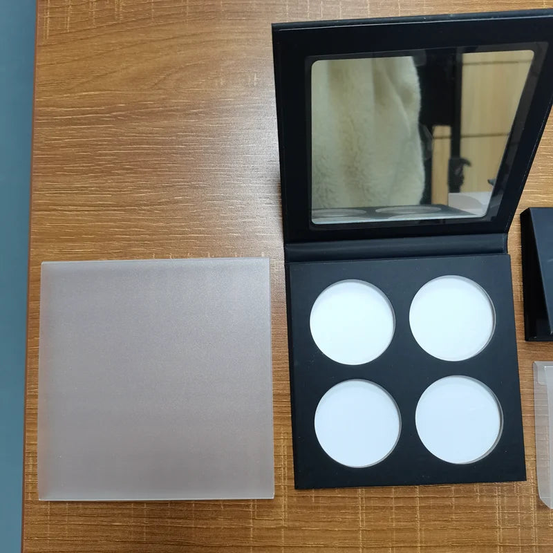 No Brand Private Label Diy Highlighter Blush Makeup Palette Vegan Cruelty Free Pressed Powder Makeup Contour Bronzer Palette