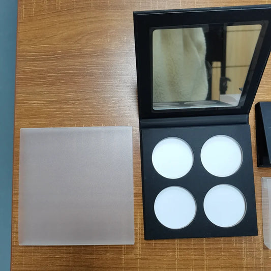 No Brand Private Label Diy Highlighter Blush Makeup Palette Vegan Cruelty Free Pressed Powder Makeup Contour Bronzer Palette