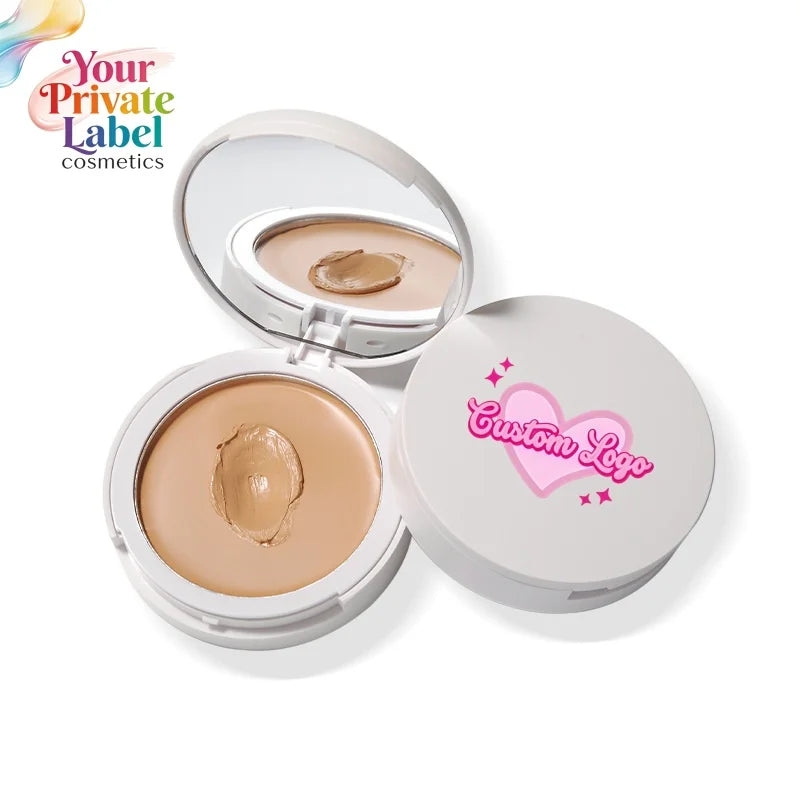 No Logo Face Makeup 14 Colors Oil Control Natural Full Coverage Waterproof Concealer Cream Foundation