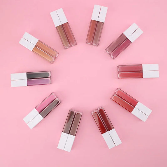 No Logo Lip Stick OEM Private Label Custom Waterproof Vegan Cruelty Free Nude Non-stick Longlasting Matte Liquid Lipstick