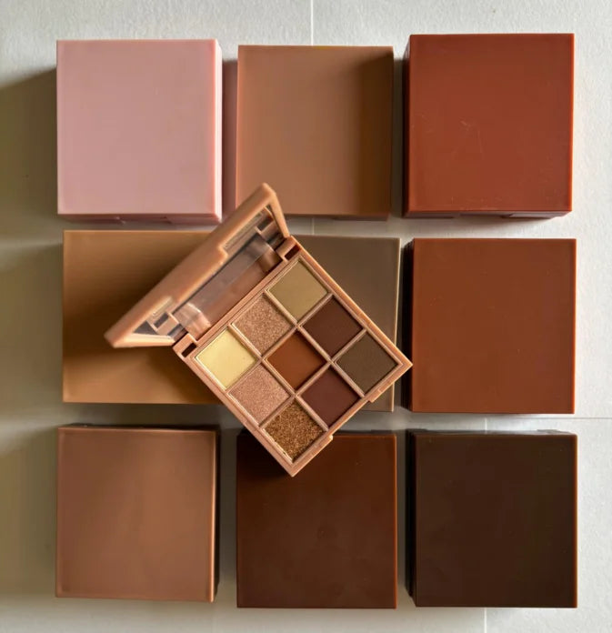 No logo Private Label DIY 9 Colors Eyeshadow Palette Choose Your Liked Palette and Colors High Pigment Eyeshadow Powder