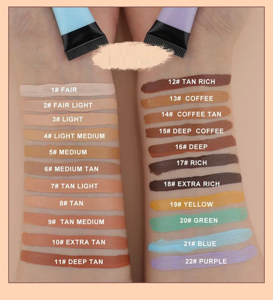 OEM Foundation Liquid Matte Moisturizing Isolation Concealer Foundation Makeup High Coverage Brighten Concealer Cream