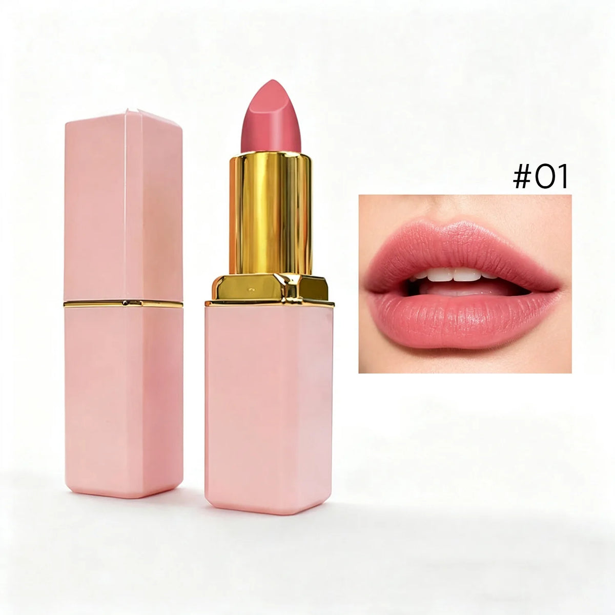 OEM Lip Makeup 12 Colors Lipstick Matte Lipstick Creamy Non Drying Smooth Long Lasting Velvet Lipstick