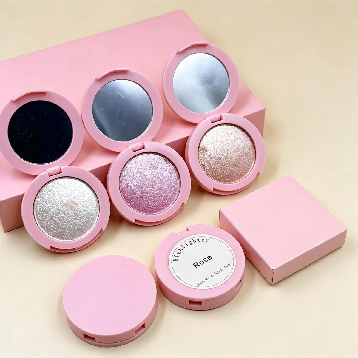 OEM/ODM Natural Glow High Shine Long Lasting Illuminating Highlighter Gel Sparkling Chameleon Face&Body Highlighter Cream Gel