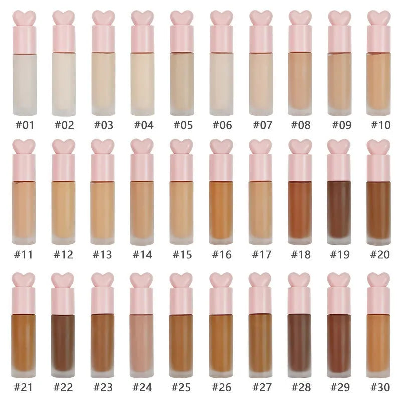 Oem Manufacturers SPF20 Lightweight Full Coverage Foundation Private Label Natural Makeup Foundation Liquid Foundation Makeup