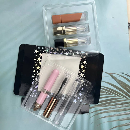 Personalized Lipgloss Box Packaging 3pcs Lipstick Set Package Custom Lipgloss Boxes Set