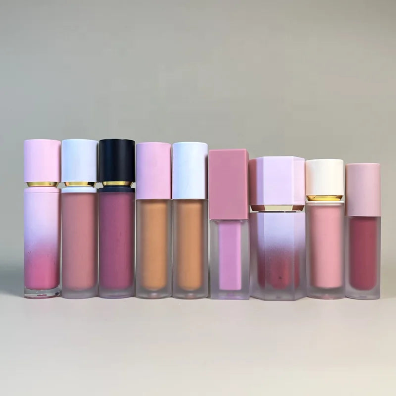 Pick Your Own Colors Lip Gloss for DIY Private Label Organic Shimmer Lipgloss with Empty Lipgloss Tubes for Wholesale