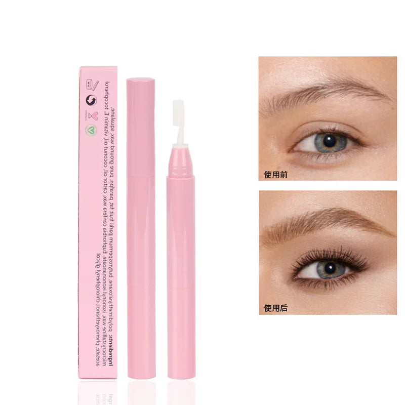 Popular Eye Makeup Pink Eyebrow Soap Waterproof Vegan Private Label Eyebrow Styling Eyebrow Wax Pencil with Brush