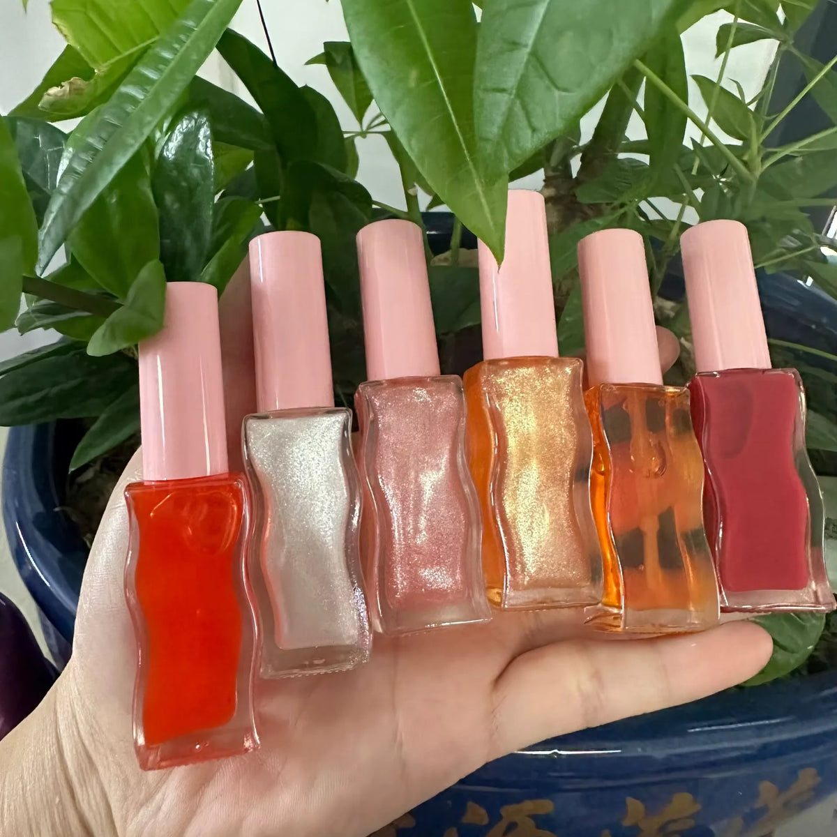 Print Own You Logo Color Changing Ph Tinted Lip Gloss Vegan Lip Oil Tint Stain Glaze Hydrating Moisturizer Magic Color Lip Oil