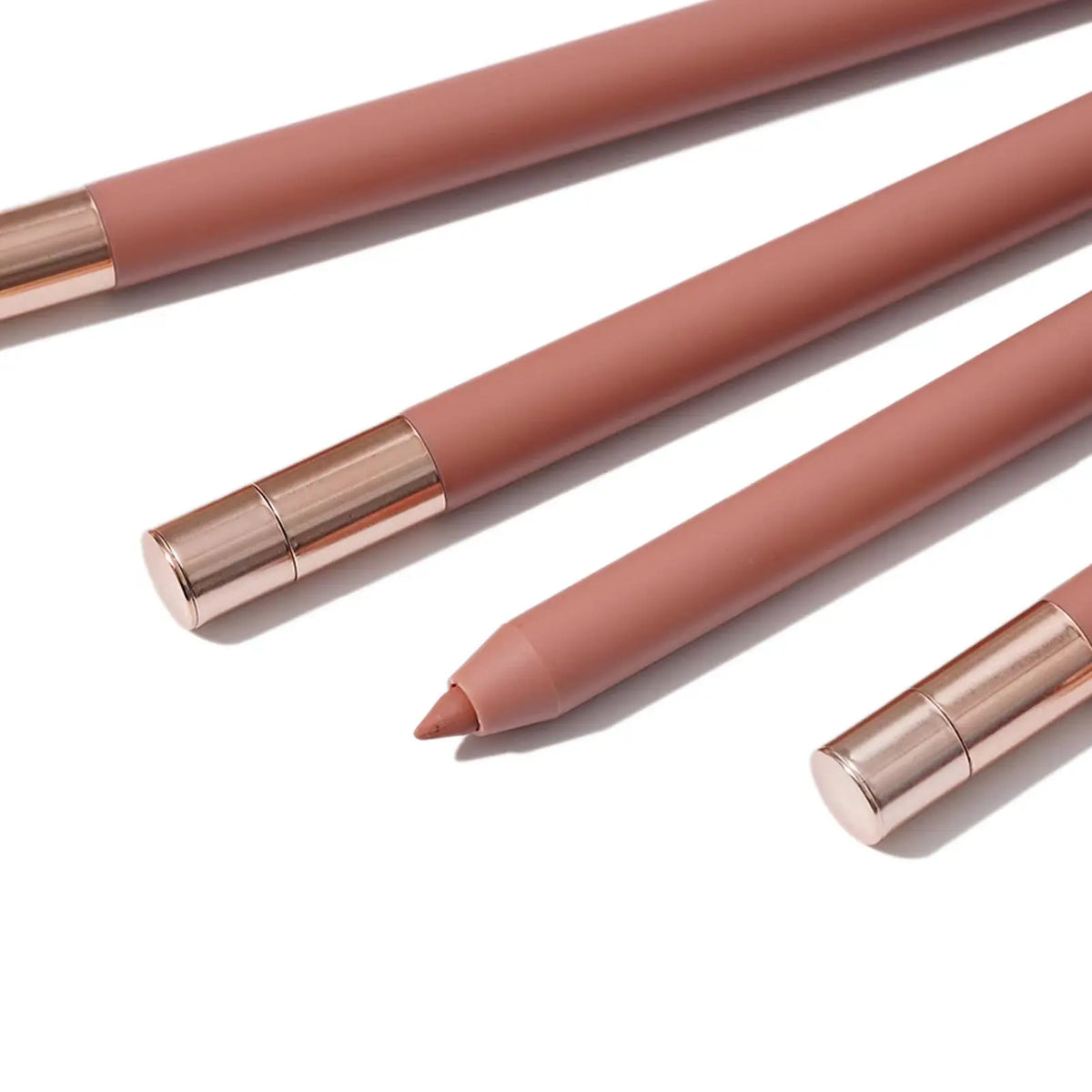 Private Label Cruelty Free Lipliner Pencil Matte Waterproof Lip Liner High Pigment Long Lasting Nude Tube Lipliner