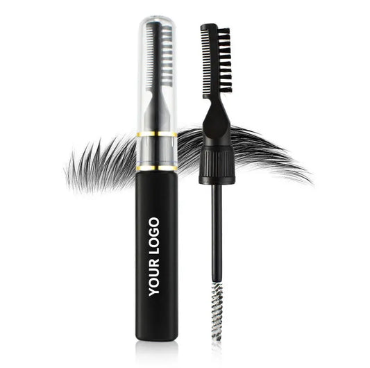 Private Label Customize Logo Quick Dry Eyebrow Care Firm Fixation Colorless and Translate Eyebrow Gel Styling Eyebrow Wax