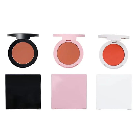 Private Label Customize logo 15 Color Single Color Blush Palette with Different Package High Pigment Blush Palette Brighten Face