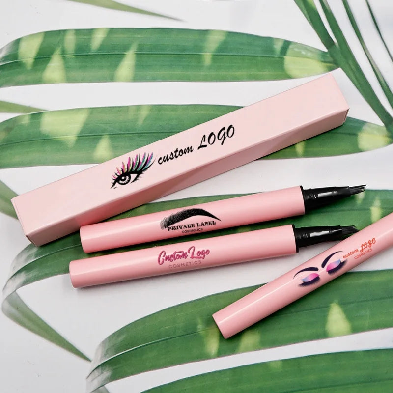 Private Label Eyebrow Enhance 5 Colors Pink Pencil Quick Drying Long Lasting Waterproof Private Label Eyebrow Pencil