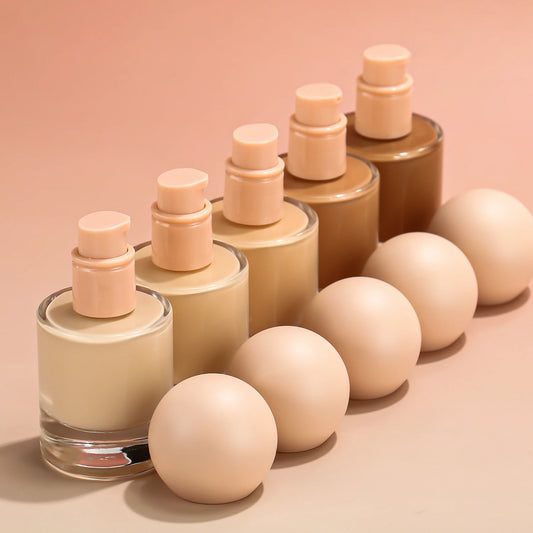 Private Label Foundation Makeup Liquid  Liquid Foundation Waterproof Full Coverage Foundation with Your logo