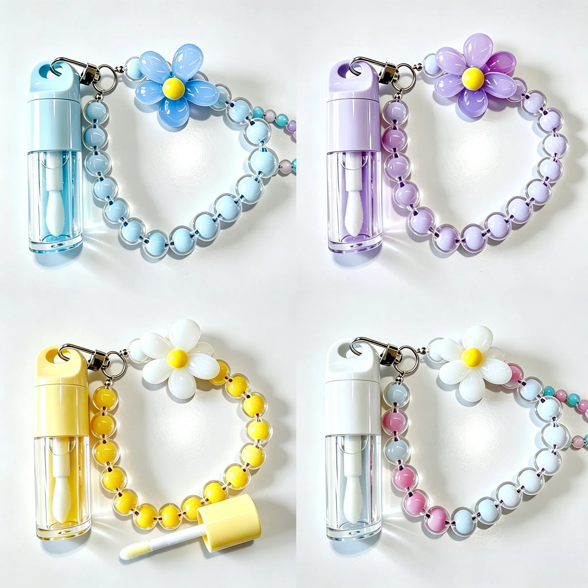 Private Label Lip Makeup Multi-colors Lip Oil Plumping Clear Moisturizing Lip Oil with Keychain