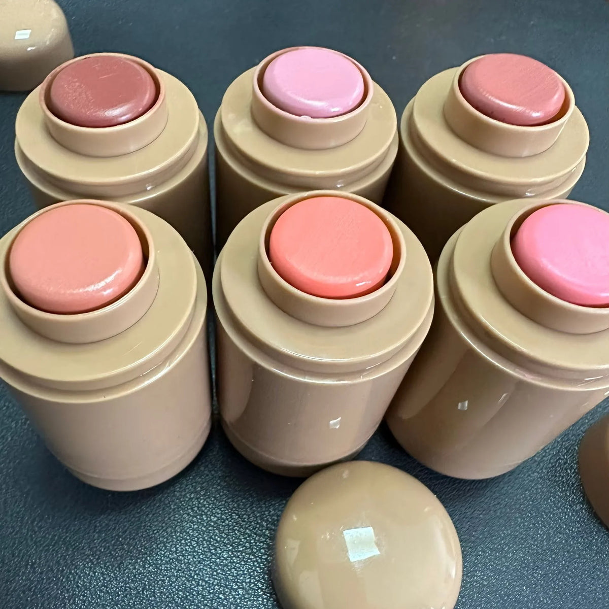 Private Label Makeup Cosmetic Power Blusher Moisturizing Long Lasting Cheek Cream Mini Blush Stick for Lady Face Beauty Cream