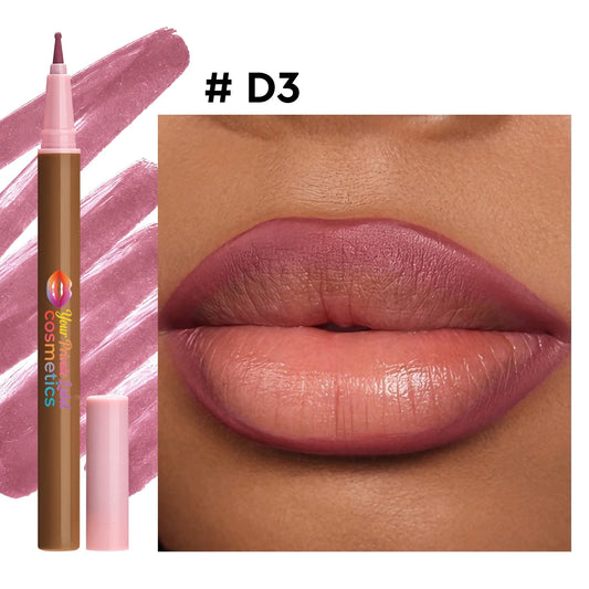 Private Label Vegan Brown Lip Liner Cruelty Free Liquid Lip Liner Waterproof Long Lasting Freckle Pen Slim Lip Liner Stain