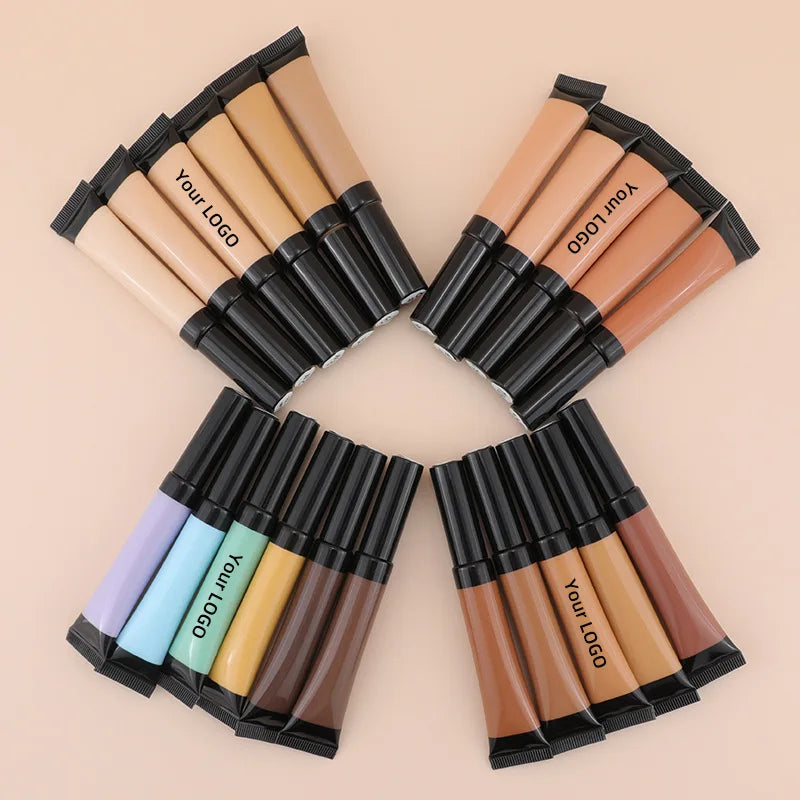 Private Label Vegan Full Coverage High Strength Long Lasting Waterproof Natural Cover Liquid Matte Concealer Makeup