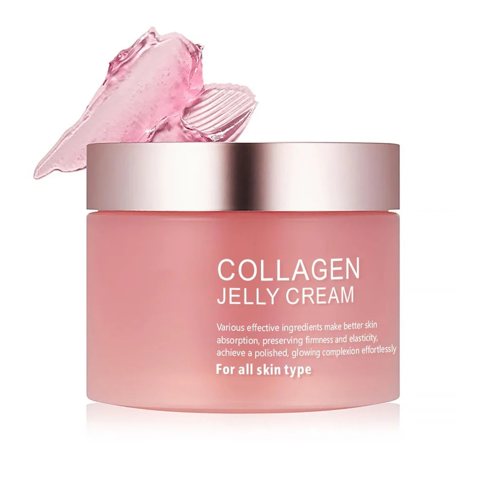 Private Label Wholesale Moisturizing Face Cream Pdrn Pink Collagen Capsule Cream Vegan Pink Collagen Jelly Cream