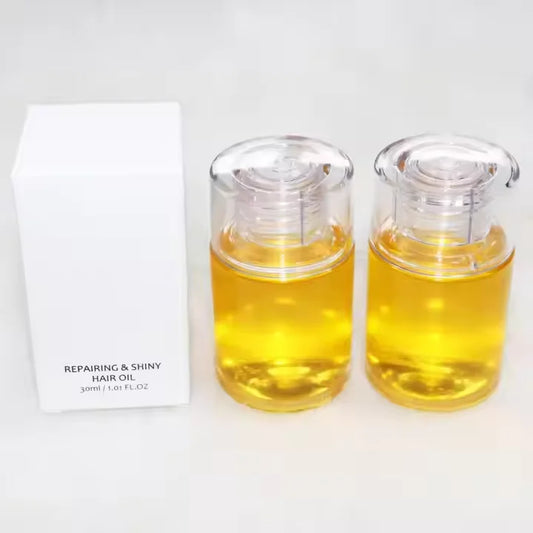 Professional Hair Care Repairing and Shiny Hair Oil Private Label No logo Dry and Wet Can Use Hair Oil