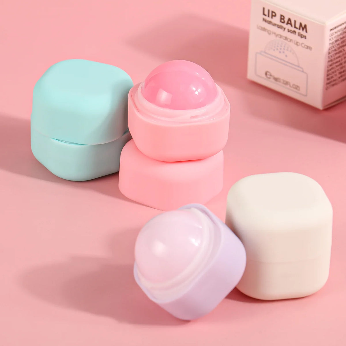 Professional Lip Care Private Label Customize  logo Lip Balm Moisturizing Lip Protector With Fruit Flavor Lip Stain