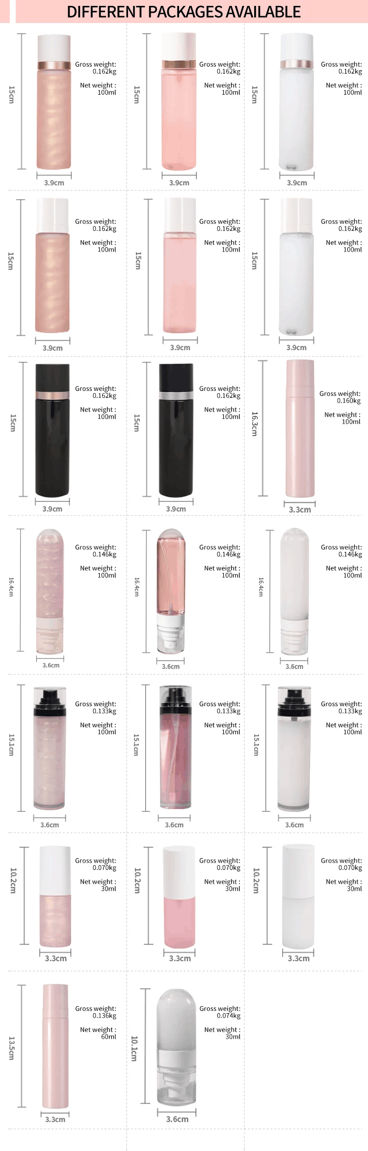 [ Your Private Label ] Cosmetics Custom Logo Private Label Shimmer Matte Dewy Setting Spray Rose Water Sweatproof Moisturizing Makeup Setting Spray