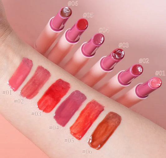 Sheen Nourishing Lip Stain Plumper Super Juicy Balm Cream Aqua Lipstick Vitamin E Hydrating Deeply Moisturizing Vegan Lip Balm
