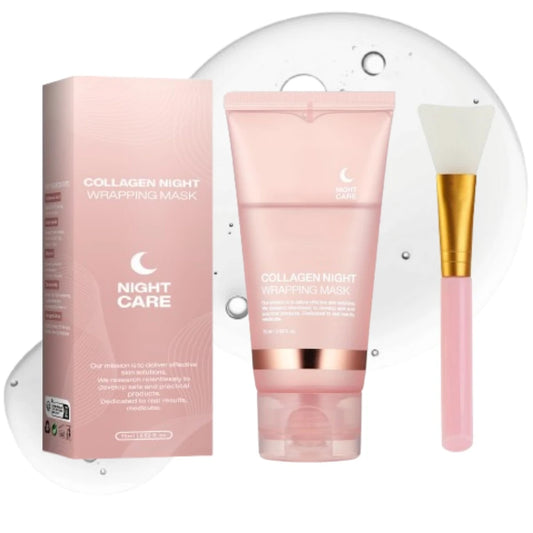 Skincare Customized Logo Peel off Collagen Mask Overnight Facial Hydrolyzed Collagen Wrapping Care Peel-off Mask