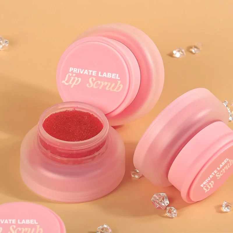 Smooth Moisturizer Peeling Dead Skin Hydrating Lip Scrub Private Label Natural Organic Sugar Dark Lip Care Exfoliator Lip Scrub