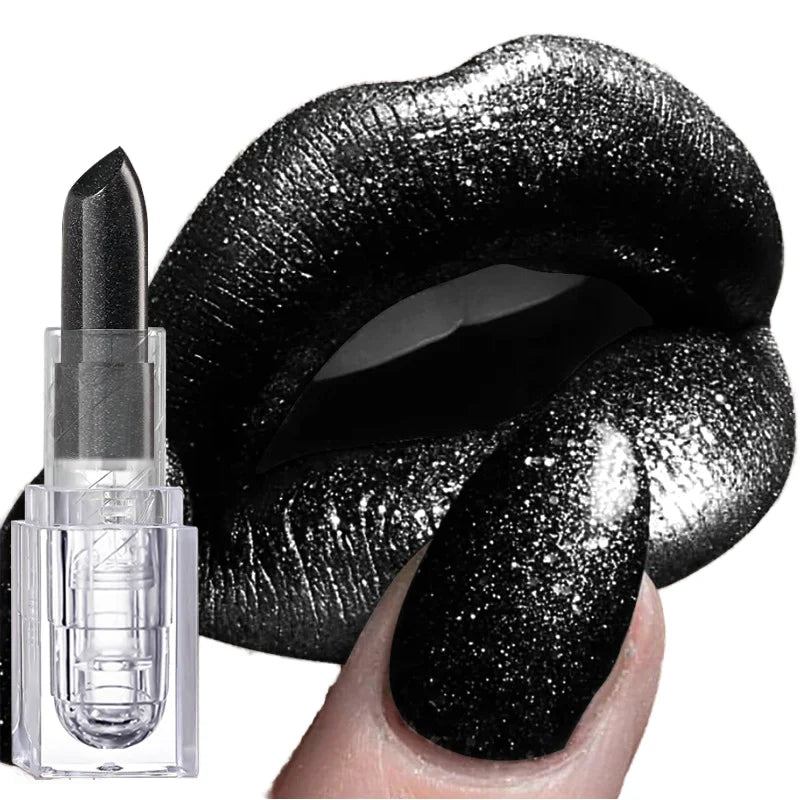 Transparent Tube Makeup Pearlescent Multi-reflective Glitter Pearl Pigments Shimmers Satin Metallic Private Label Matte Lipstick