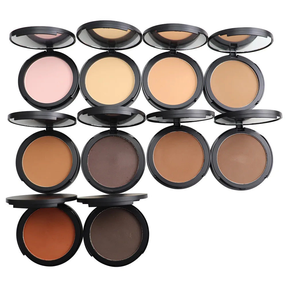 Vegan Makeup Foundation Private Label Cruelty-free Matte Bronzed Bronzer Powder Palette and Contour Powder for Contour Makeup