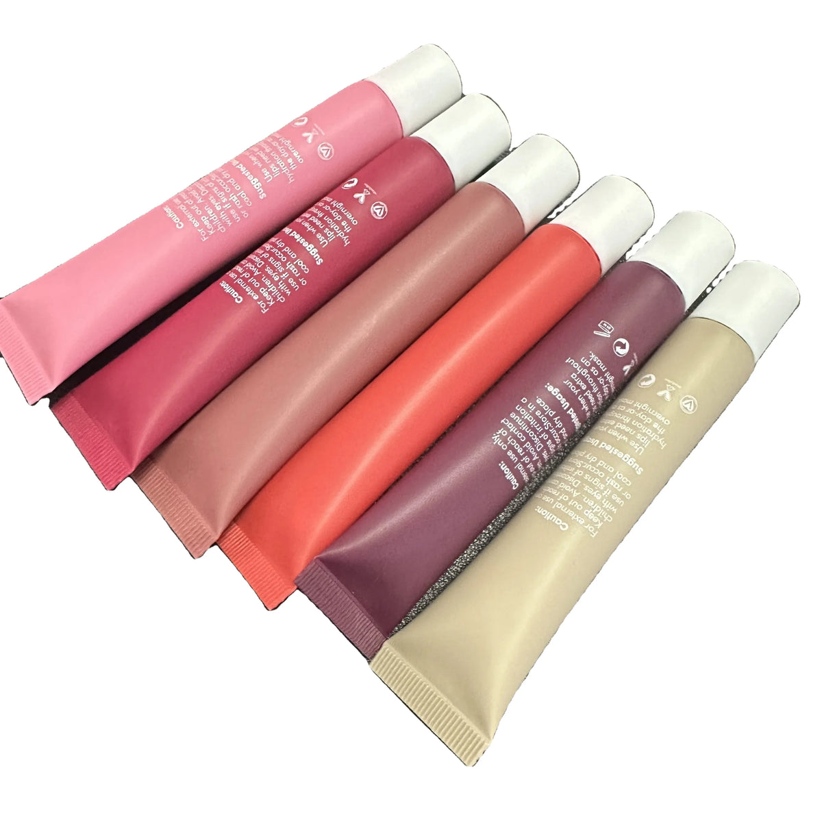 Vegan Moisturizing Lip Gloss Private Label Lip Balm Organic Natural Moisturizing Lip Butter Balm Custom Logo