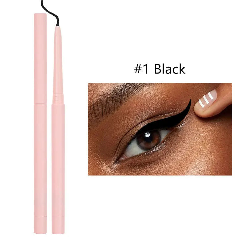 Vegan White Black Brown Color Eye Liner Pencil Private Label Waterproof Easy to Wear Eyeliner Gel Pen