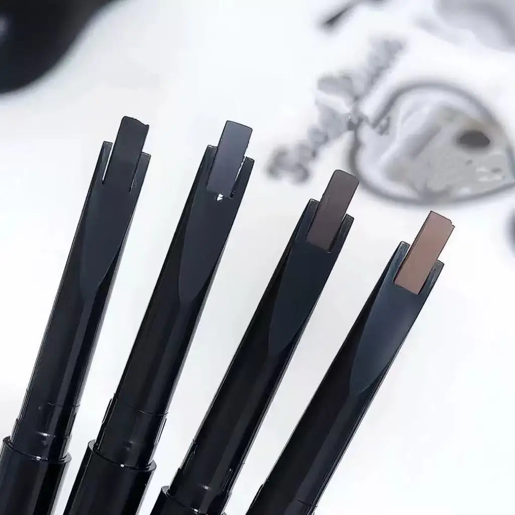 Waterproof Eyebrow Pencil Dark Brown Vegan Black Double Head 2 in 1 Waterproof Microblading Private Label Custom Eyebrow Pencil