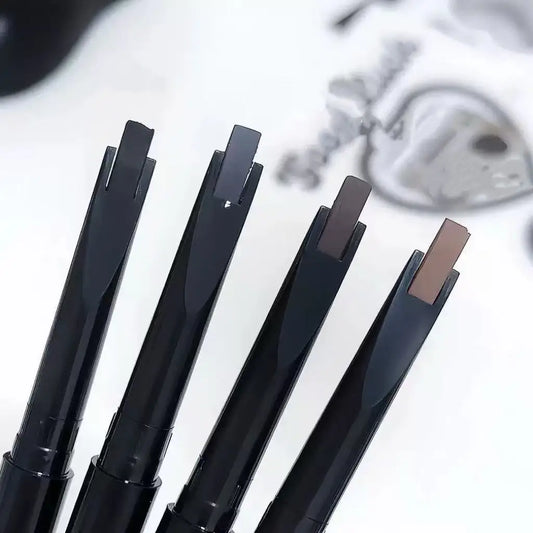 Waterproof Eyebrow Pencil Dark Brown Vegan Black Double Head 2 in 1 Waterproof Microblading Private Label Custom Eyebrow Pencil