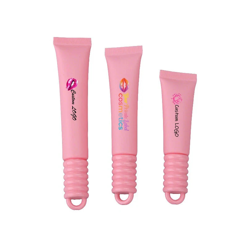 Wholesale 10ml 15ml 20ml Empty Container Pink Purple Tube Packaging Lip Gloss Container Empty Tube Private Label