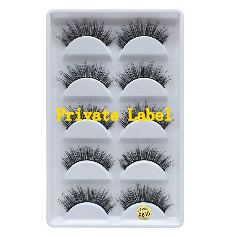 Wholesale 3D Mink Lashes Full Strips Eyelash Extension Mink Eyelash Gift Set Custom Box False Eyelash