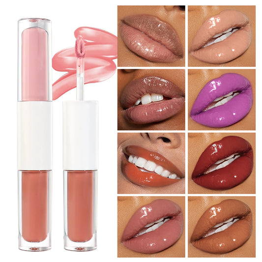 Wholesale 48 Colors Lip Makeup Velvet Soft Creamy Texture Long Lasting High Pigmented Matte Glossy Lip Gloss