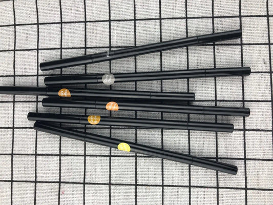 Wholesale 6 Colors Double Headed  2 in 1 Black Pencil Vegan Waterproof Private Label Retractable Eyebrow Pencil with Brush