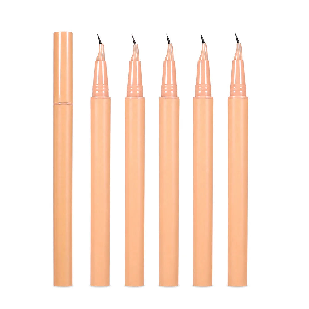 Wholesale Cosmetics Liquid Eyebrow Pencil with Soft Brush Private Label Makeup Quick Dry Waterproof 5 Colors Liquid Brow Pen