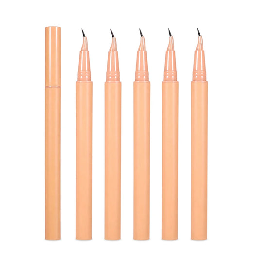 Wholesale Cosmetics Liquid Eyebrow Pencil with Soft Brush Private Label Makeup Quick Dry Waterproof 5 Colors Liquid Brow Pen