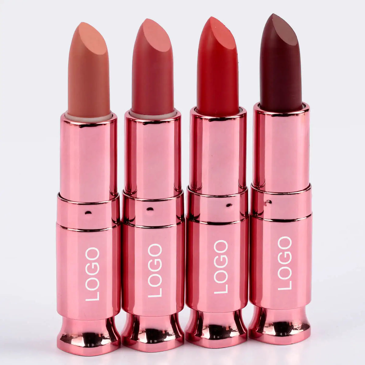 Wholesale Cosmetics Vegan Organic Waterproof Long Lasting Makeup Private Label Cream Nude Velvet Matte Lipstick
