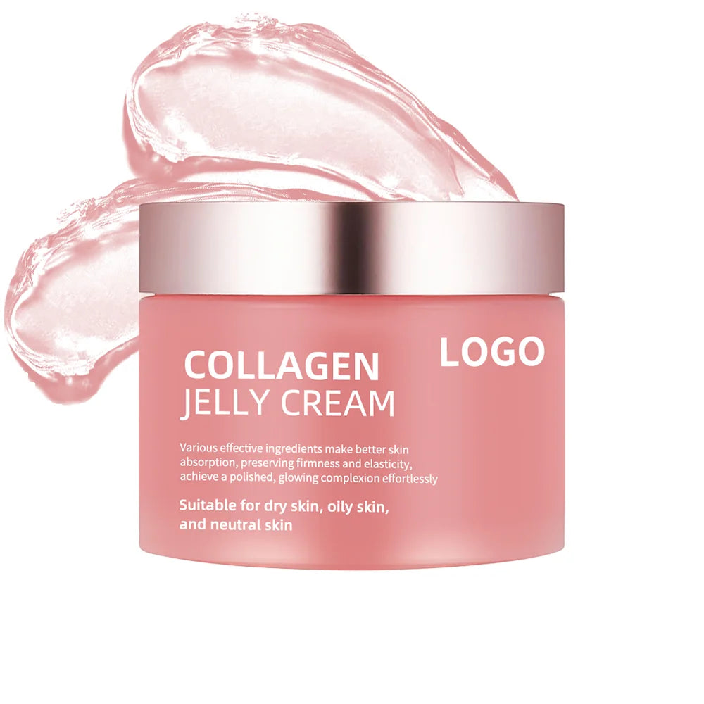 Wholesale Custom Logo High Quality Collagen Jelly Cream Niacinamide Moisturizing Face Skin Care Firming Brighten Hydration Cream