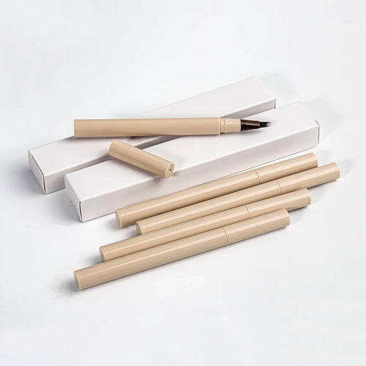 Wholesale Custom Logo Liquid Brow Pen Long Lasting Waterproof Four Fork Tip Liquid Eyebrow Tattoo Pencil