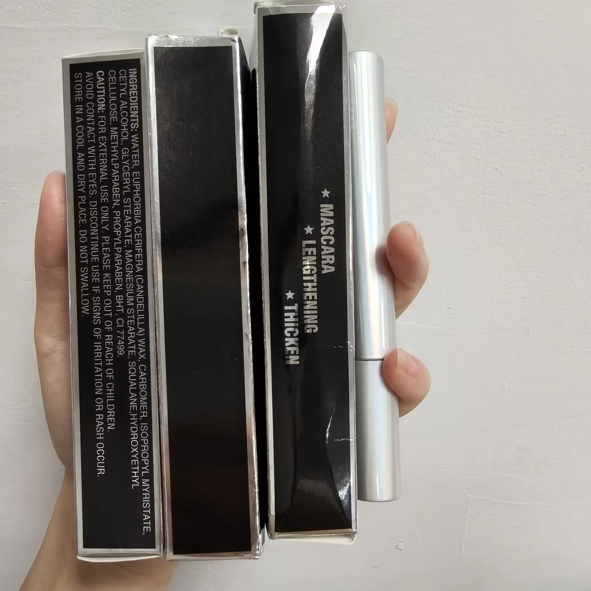 Wholesale Eye Makeup Black Liquid Mascara Curved Eyelash Waterproof Long Lasting Vegan Mascara Private Label
