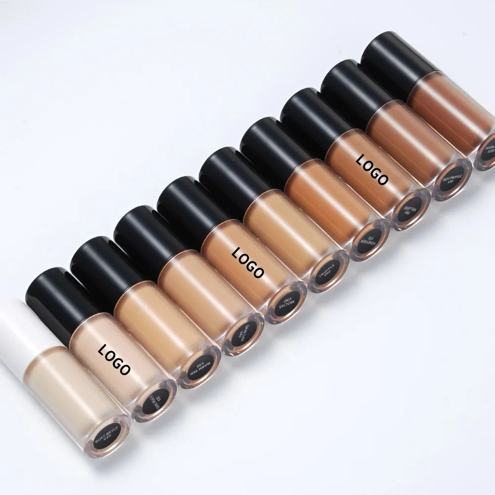 Wholesale Face Makeup 18 Colors Coverage Concealer Long Lasting Vegan Liquid Concealer Private Label